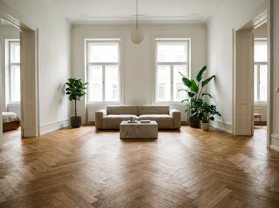 Parkettverlegung Wien Wohnzimmer